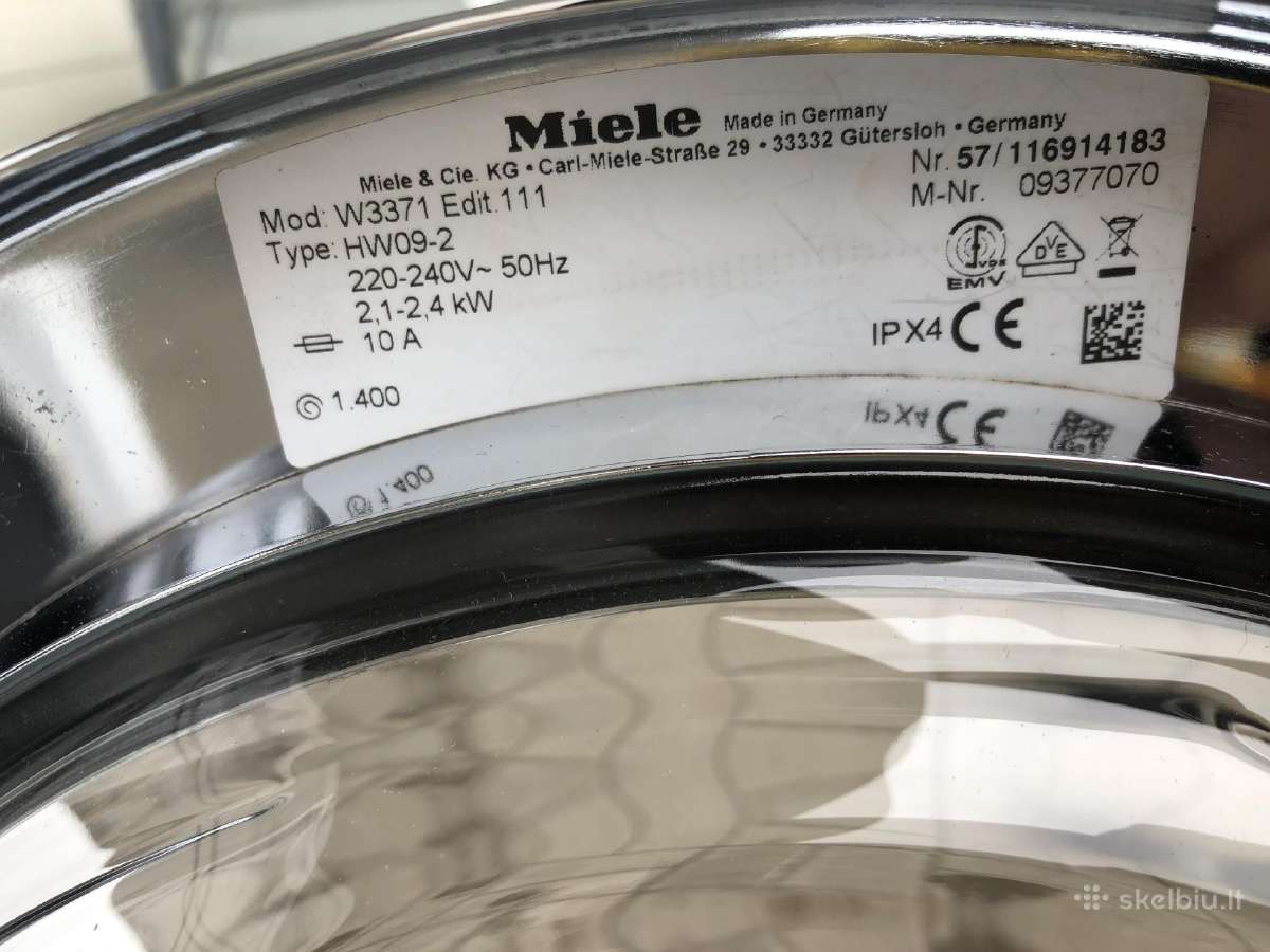 Miele W3371 Edition111 - nuotraukos Nr. 5
