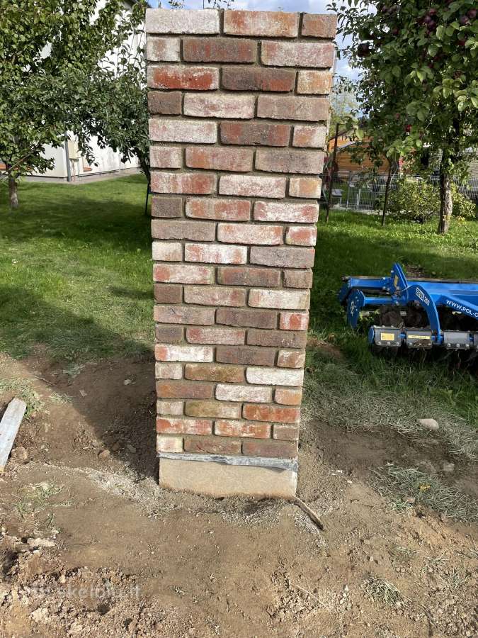 Klinkerio mūrijimas, Plyteliu klijavimas - nuotraukos Nr. 29