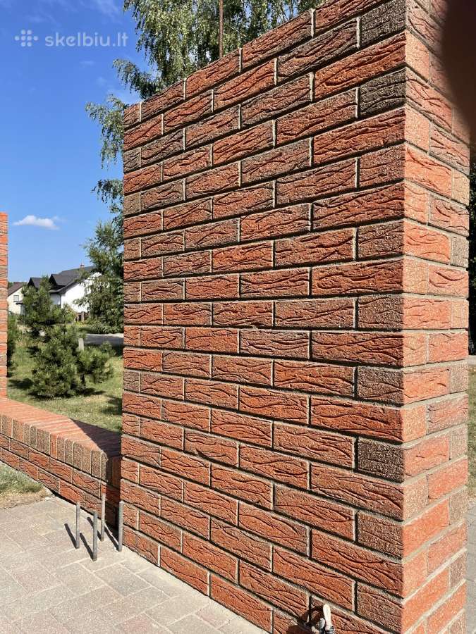 Klinkerio mūrijimas, Plyteliu klijavimas - nuotraukos Nr. 33