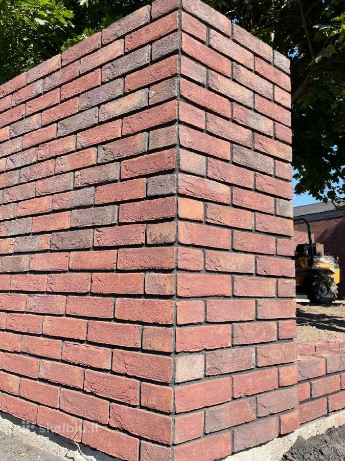 Klinkerio mūrijimas, Plyteliu klijavimas - nuotraukos Nr. 9