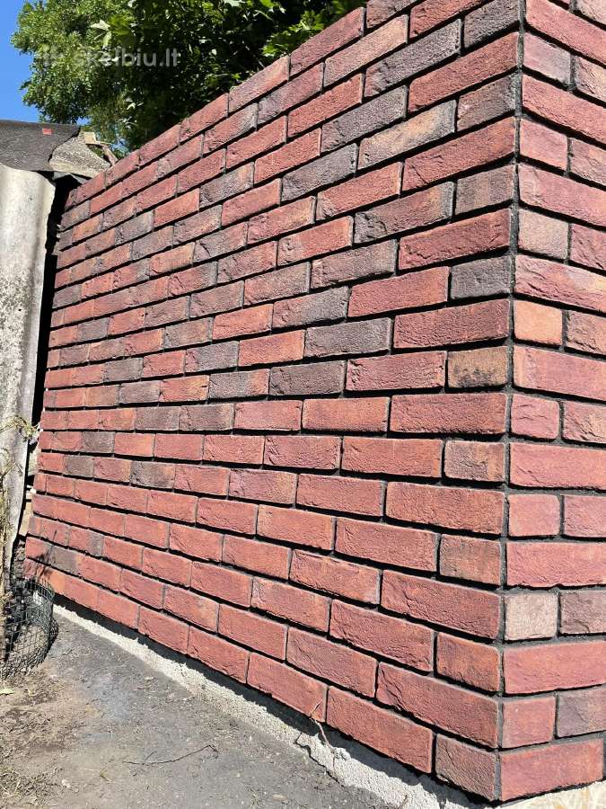 Klinkerio mūrijimas, Plyteliu klijavimas - nuotraukos Nr. 8