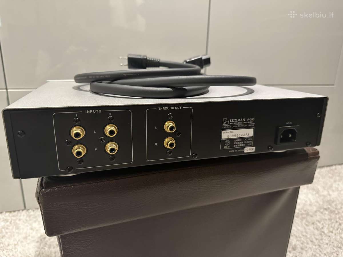 Luxman P-200 class A headphone amp - nuotraukos Nr. 3