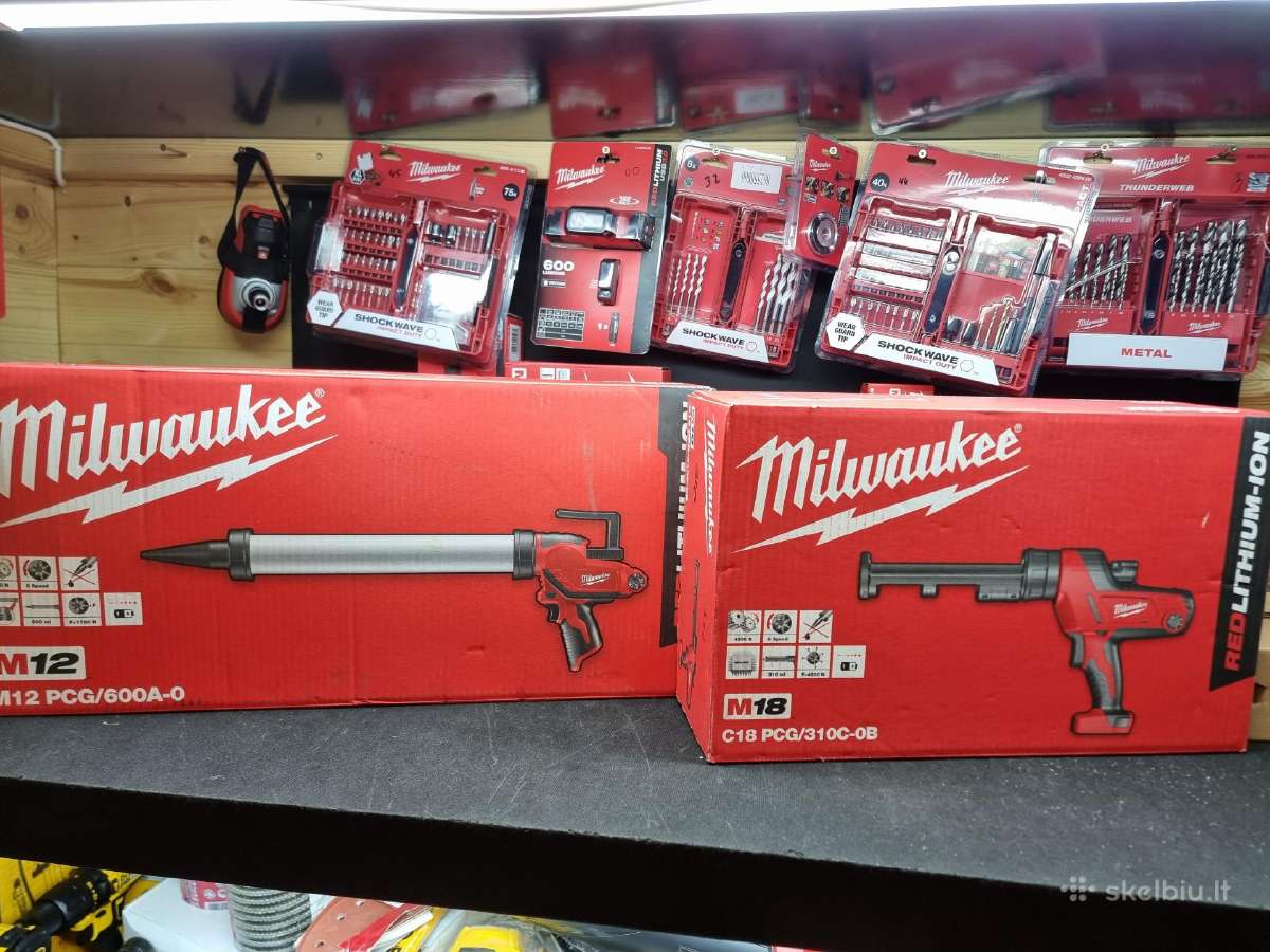 Akumuliatorinis silikono pistoletas Milwaukee C18 - nuotraukos Nr. 4