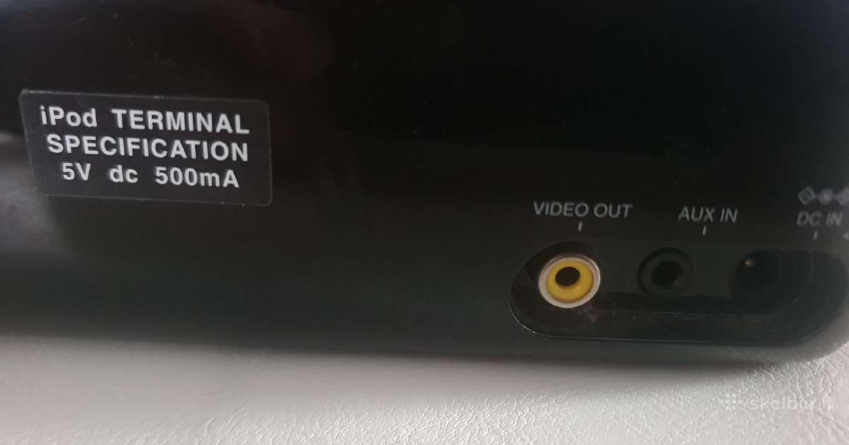 Sharp iPod kolonėlė dk-ap7 su aux in - nuotraukos Nr. 3