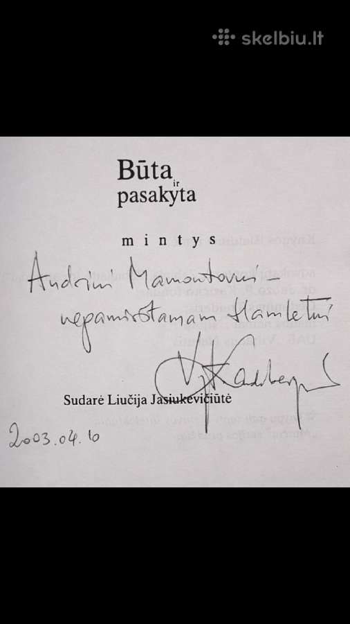 Ieškau besidominčių dedikacijomis ir autografais - nuotraukos Nr. 5
