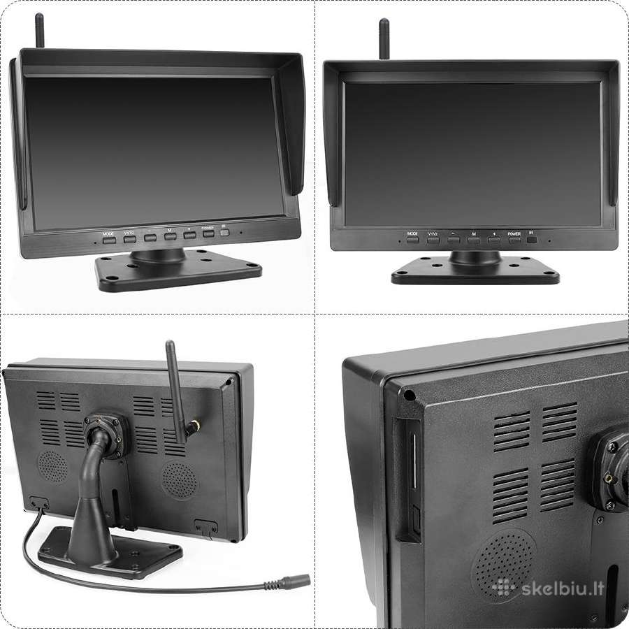 10 Ahd LCD monitorius ir dvejos bevielės kameros - nuotraukos Nr. 3
