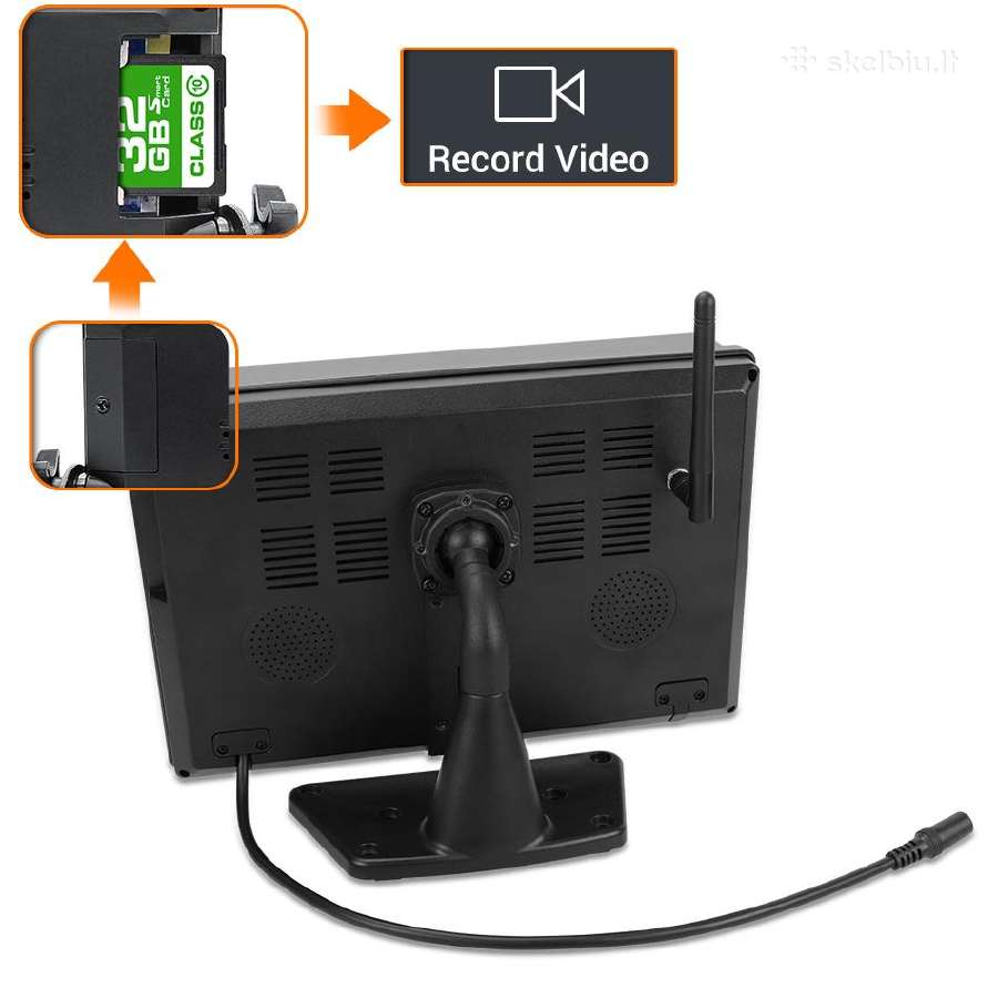 10 Ahd LCD monitorius ir dvejos bevielės kameros - nuotraukos Nr. 7