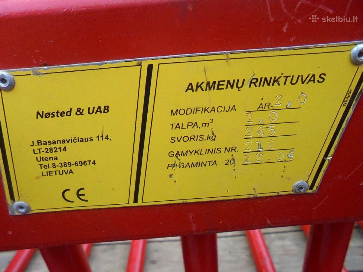 Akmenų rinktuvas - nuotraukos Nr. 3