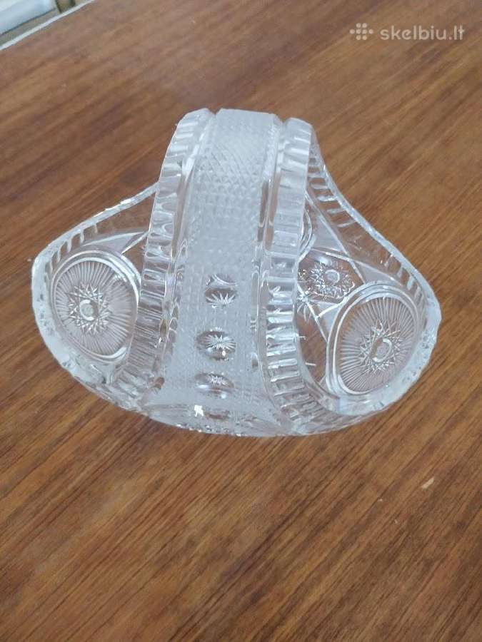 Krikštolinės nedidelės vazos dubenėliai nuo 4 eur. - nuotraukos Nr. 4
