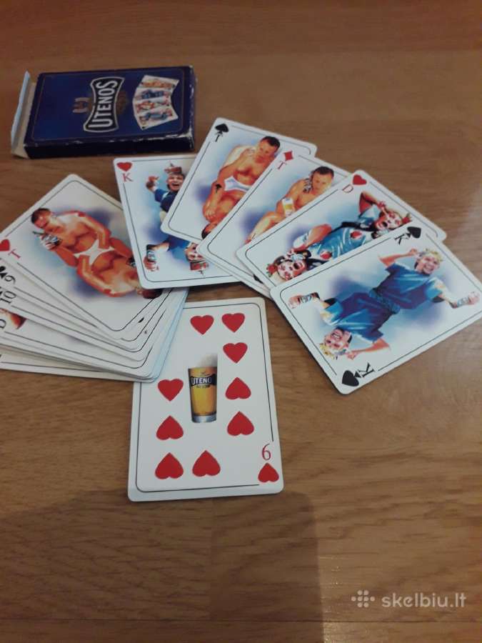 Lietuviškos kortų kaladės"utenos","kalnapilis" - nuotraukos Nr. 2