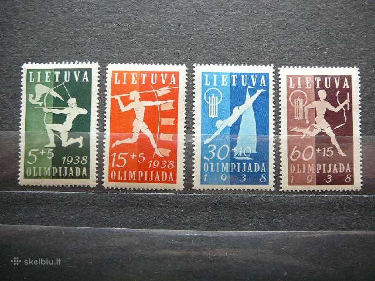 Lietuva 1938 Olimpines svarus lt417/0m