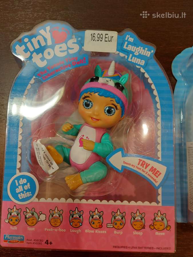 Interaktyvus žaislas lėlė Playmates Toys Tiny Toes - nuotraukos Nr. 7