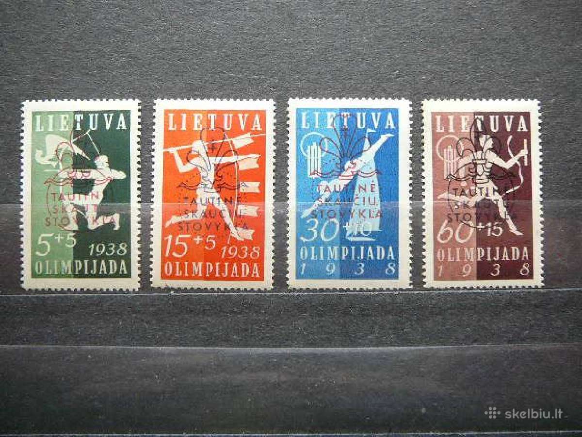 Lietuva 1938 Olimpines Skautai lit421/4m