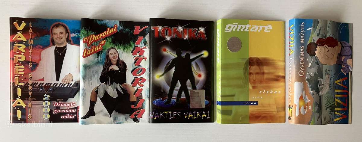 Garso kasetės be viršelių, kasečių viršeliai - nuotraukos Nr. 17