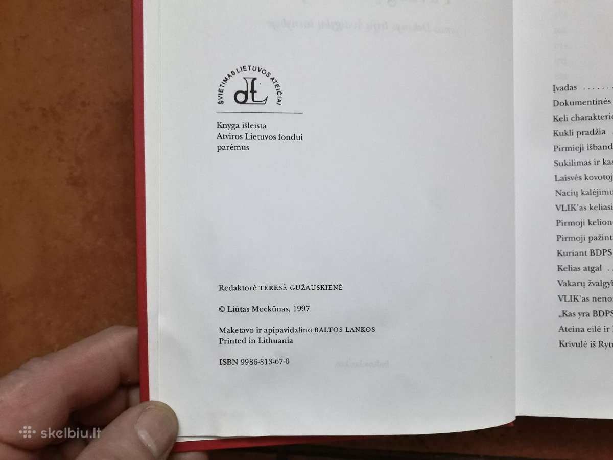 L. Mockūnas "Pavargęs Herojus" 1997 metai - nuotraukos Nr. 4