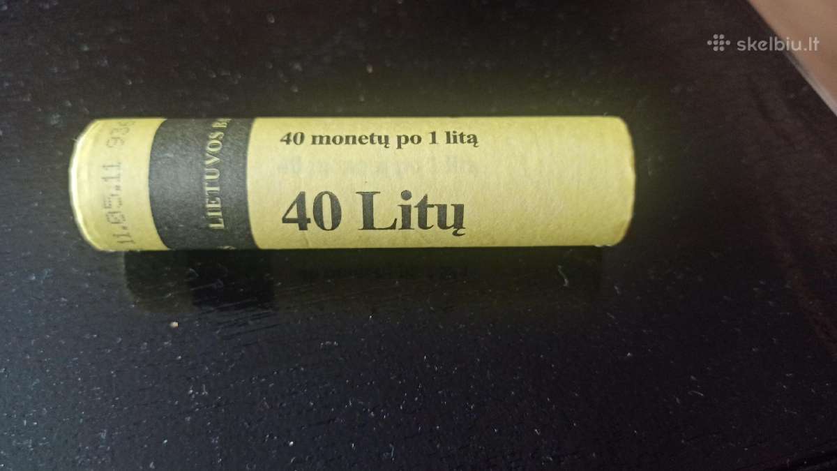 40 vnt. proginių litų ritinėlis krepšiniui - nuotraukos Nr. 3