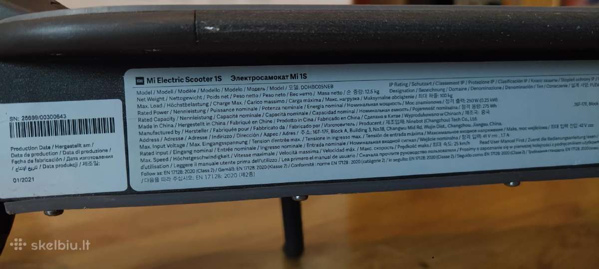 Puikaus stovio Xiaomi Mi 1s paspirtukas. - nuotraukos Nr. 3