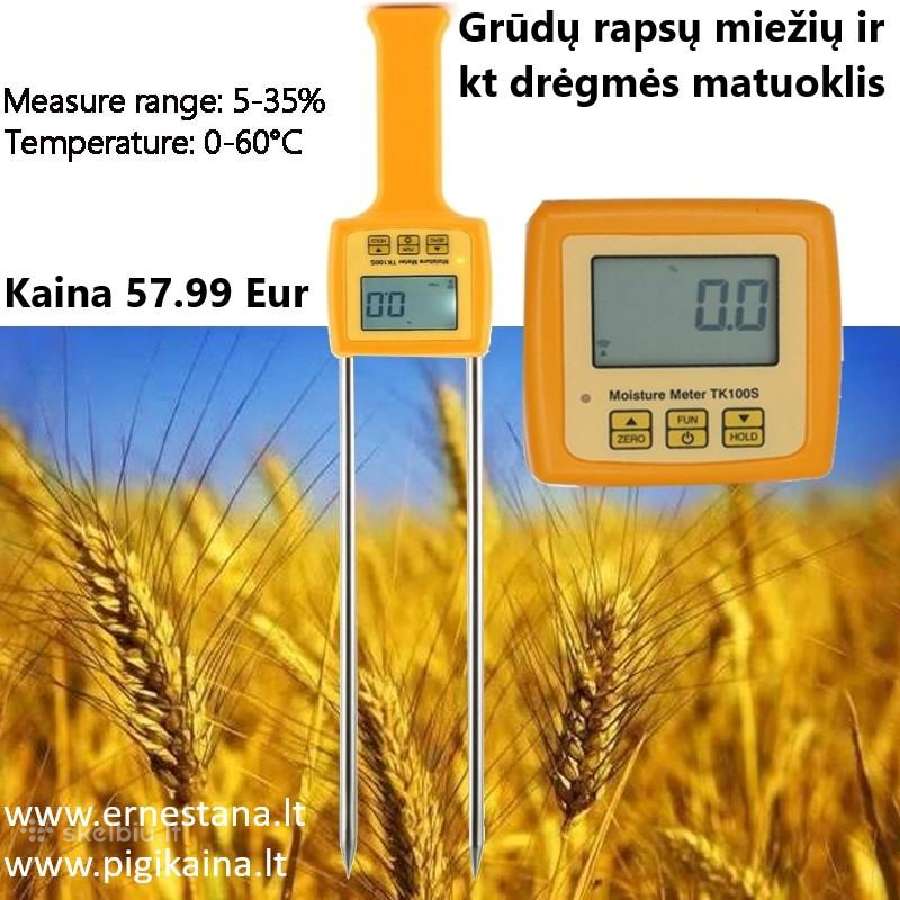 Didelis asortimentas! Grūdų Drėgmės Matuokliai - nuotraukos Nr. 6