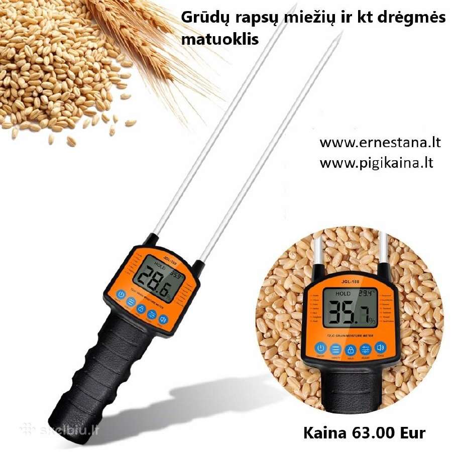 Didelis asortimentas! Grūdų Drėgmės Matuokliai - nuotraukos Nr. 9