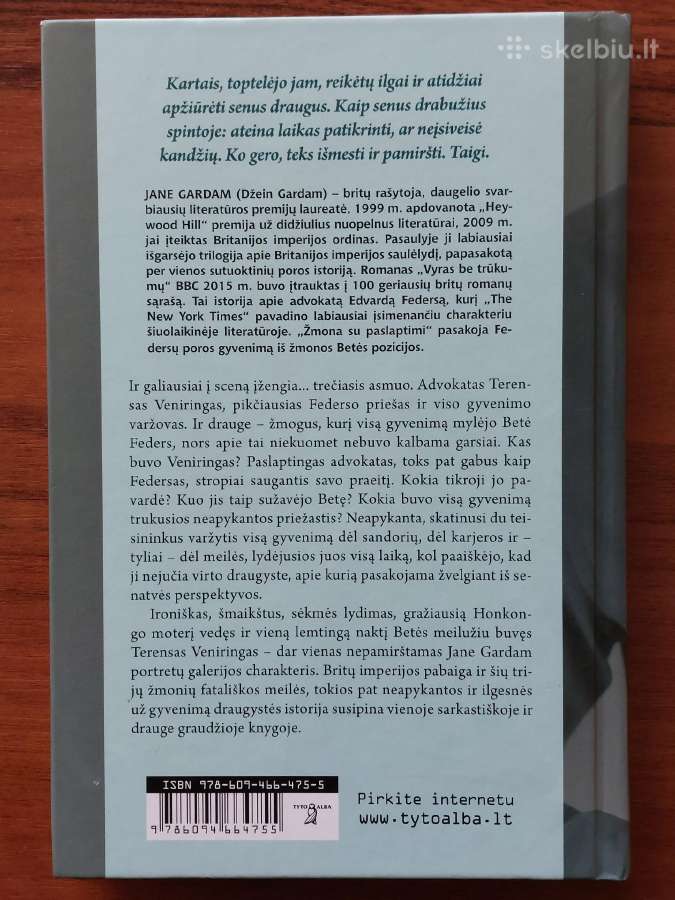 Jane Gardam ,knyga - Meilužis . - nuotraukos Nr. 2