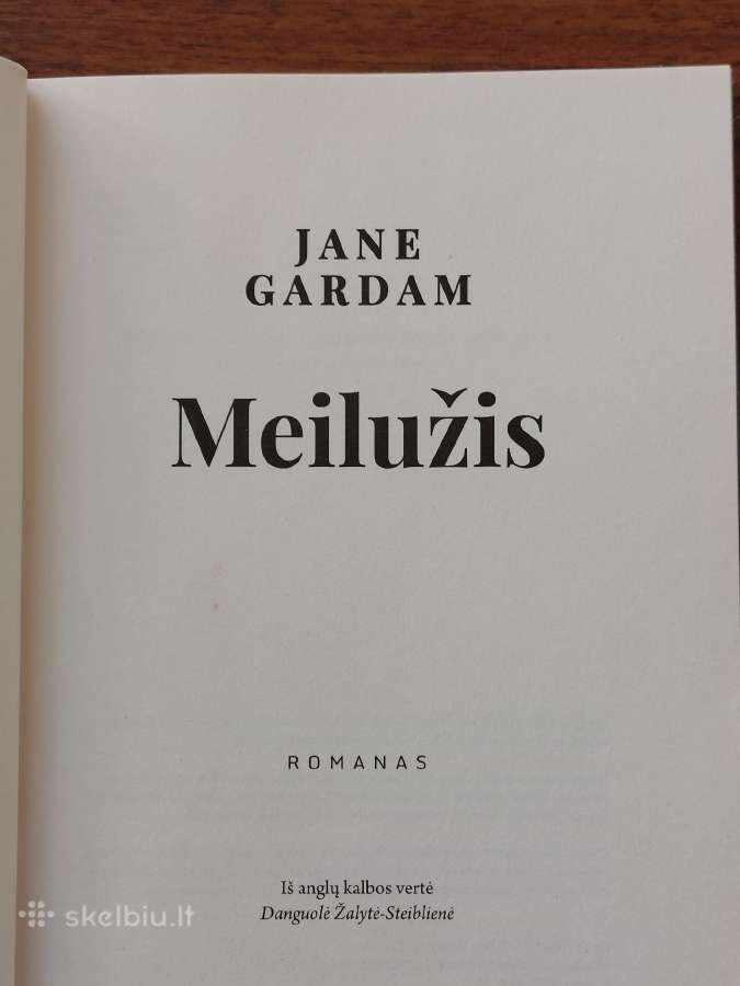 Jane Gardam ,knyga - Meilužis . - nuotraukos Nr. 4