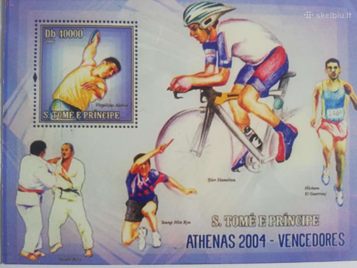 Pašto ženklo nuotrauka su V. Aleknos parašu - nuotraukos Nr. 2