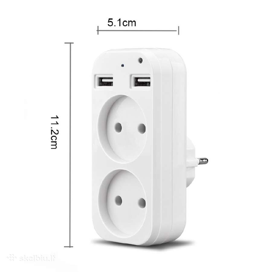 Rozetes šakotuvas su slapta kamera ir WiFi 4k - nuotraukos Nr. 7