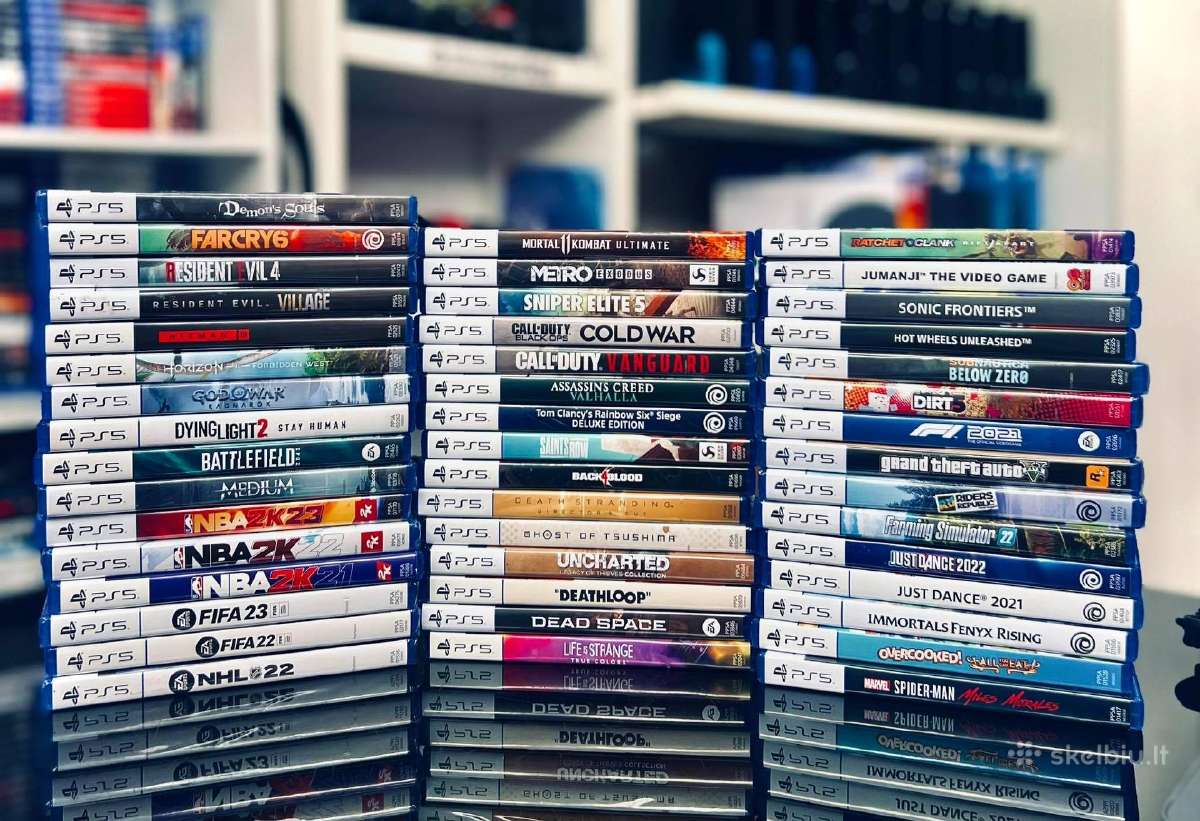 Ps5 žaidimai Vilniuje Laisvės pr. 125