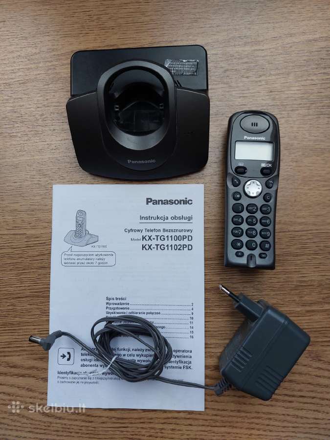 Belaidis telefonas Panasonic Kx-tg1100pd - nuotraukos Nr. 2