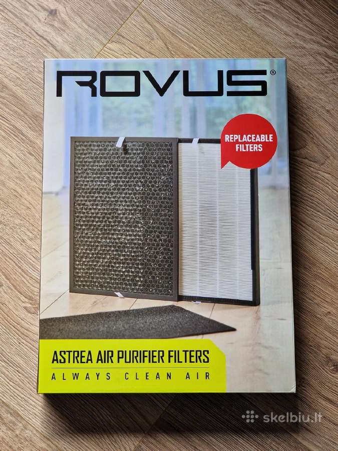 Rovus Hepa filtrai + carbon dydis 402x297 mm