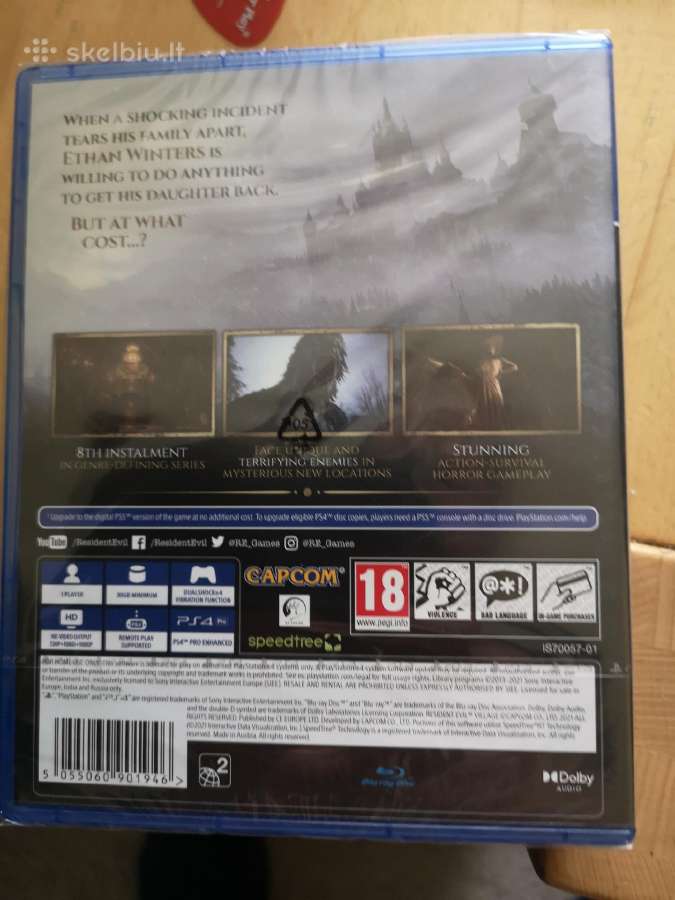 Resident Evil Village naujas Ps4 Ps5 - nuotraukos Nr. 2
