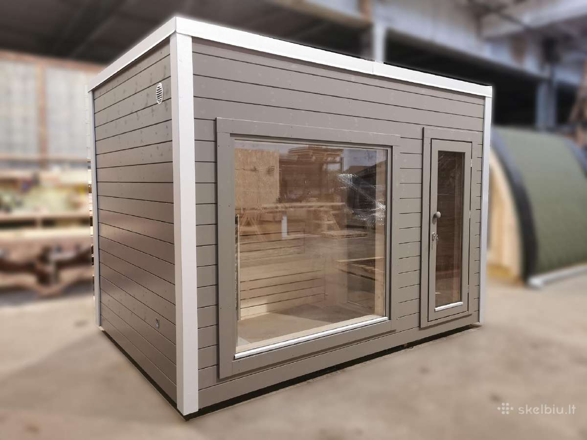 Lauko pirtis - saunas "Rasa" - 2.3 x 3.4 m - nuotraukos Nr. 7