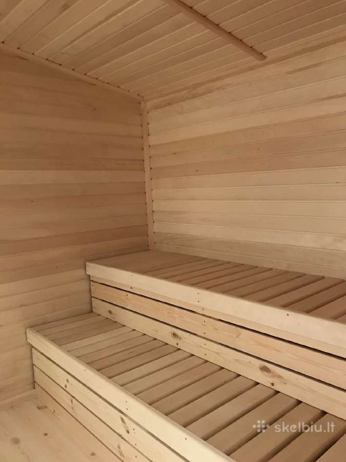 Lauko pirtis - modulinė sauna "Ausra"- 2.3 x 2.3 m - nuotraukos Nr. 8
