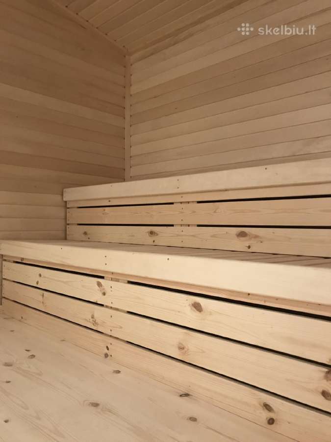 Lauko pirtis - modulinė sauna "Ausra"- 2.3 x 2.3 m - nuotraukos Nr. 10