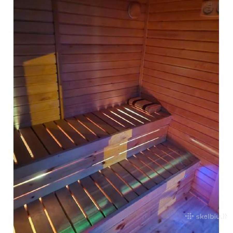 Lauko pirtis - modulinė sauna "Ausra"- 2.3 x 2.3 m - nuotraukos Nr. 4