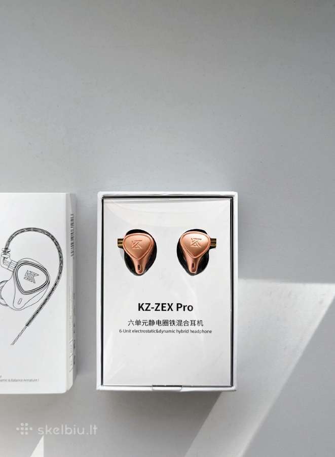 Kz Zex Pro / Zsx - Rose Gold - [Iem Ausinės]