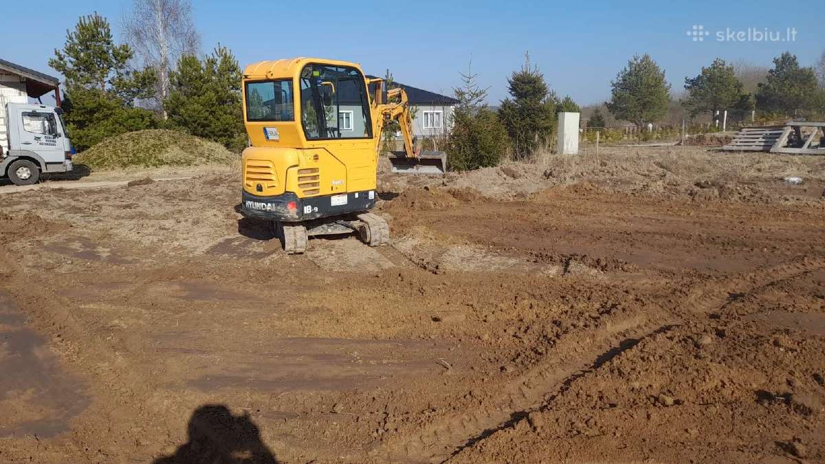 Bobcat ir mini ekskavatoriaus darbai - nuotraukos Nr. 10