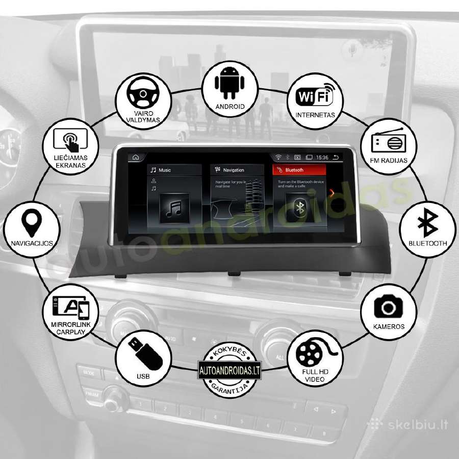 Bmw X3 F25, X4 F26 Android multimedia Usb/GPS/WiFi - nuotraukos Nr. 2