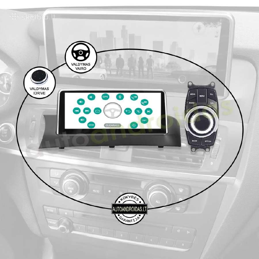 Bmw X3 F25, X4 F26 Android multimedia Usb/GPS/WiFi - nuotraukos Nr. 11