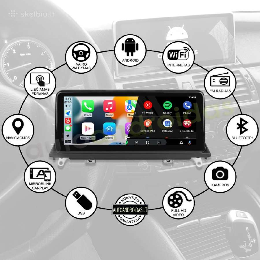 Bmw X5 E70, X6 E71 Android multimedia Usb/GPS/WiFi - nuotraukos Nr. 2