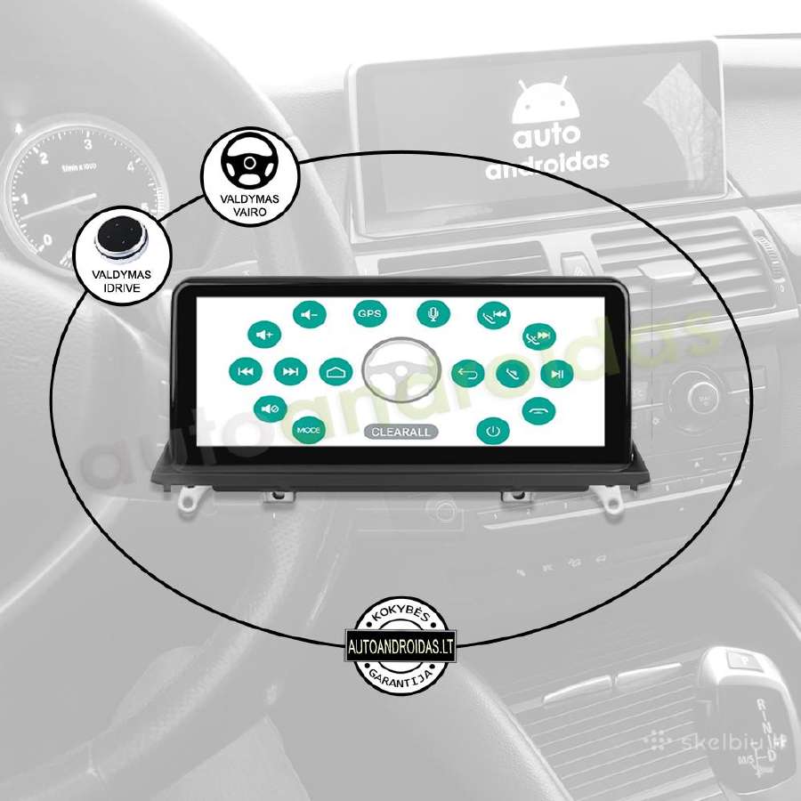 Bmw X5 E70, X6 E71 Android multimedia Usb/GPS/WiFi - nuotraukos Nr. 11