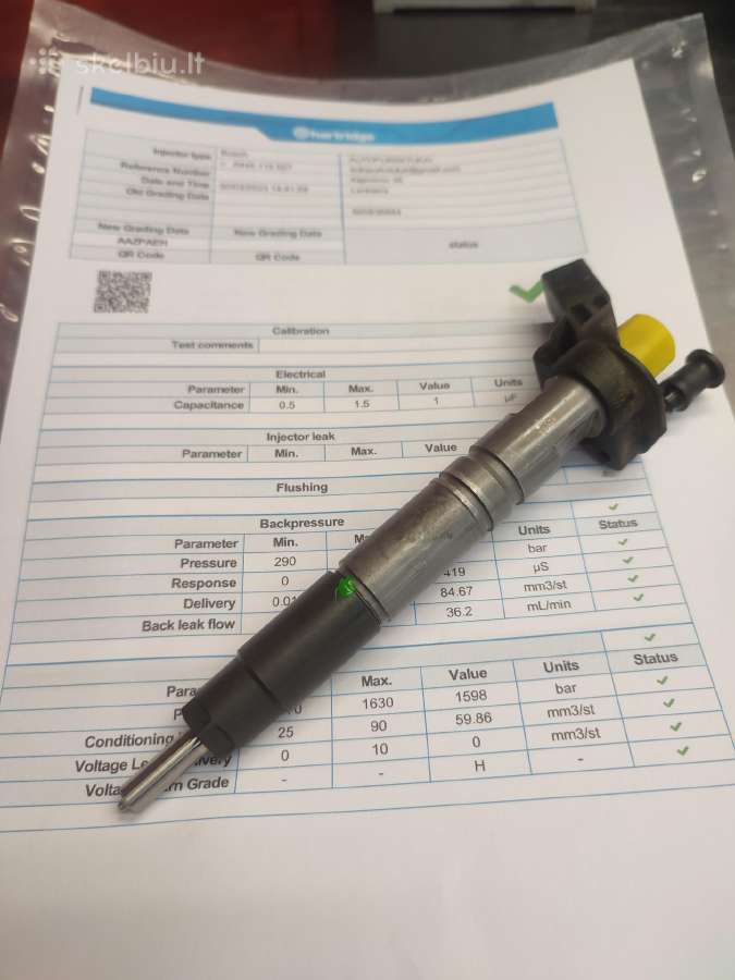 BOSCH PIEZO PURKSTUKU REMONTAS