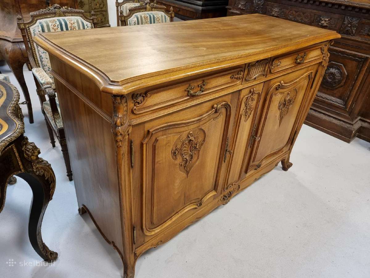 Elegantiška komoda iš rešutmedžio . Prancizija - nuotraukos Nr. 3