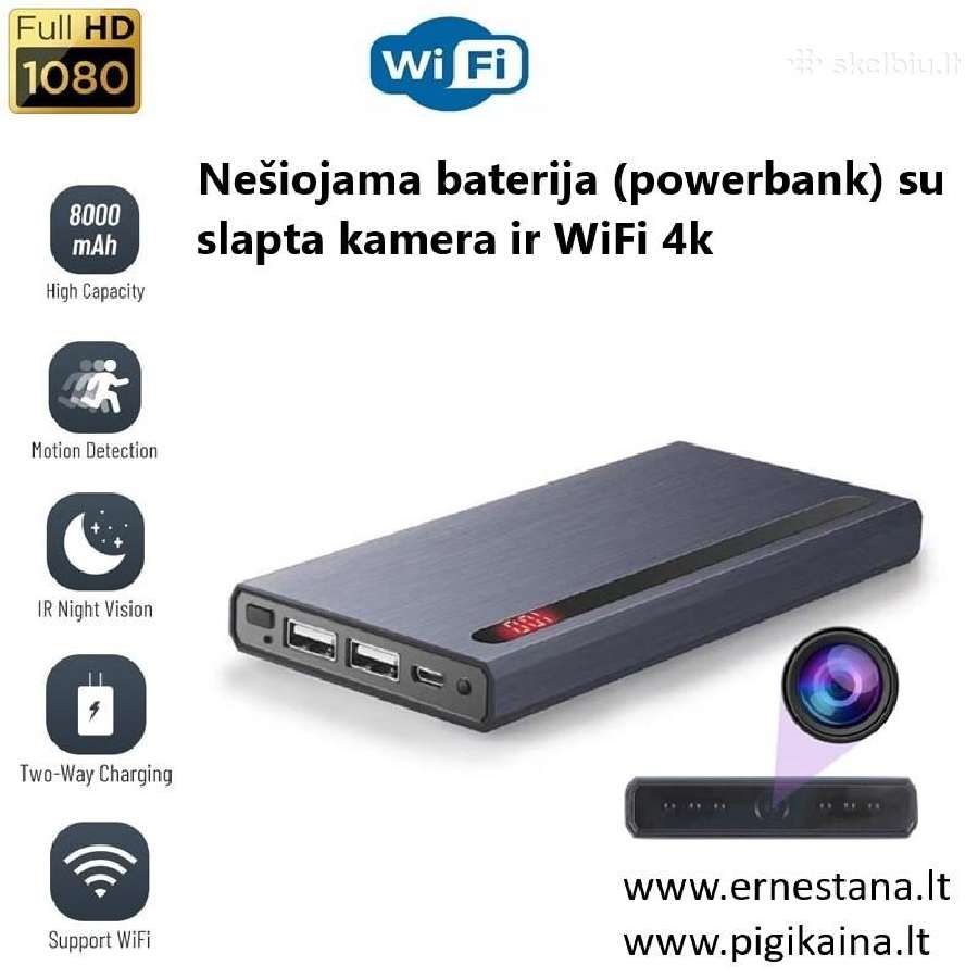 Didelis pasirinkimas! Slaptos Stebėjimo Kameros wi - nuotraukos Nr. 20