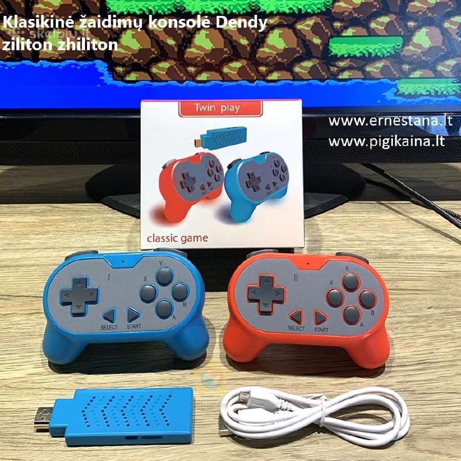 Didelis pasirinkimas! Retro Žaidimų Konsolė - nuotraukos Nr. 8