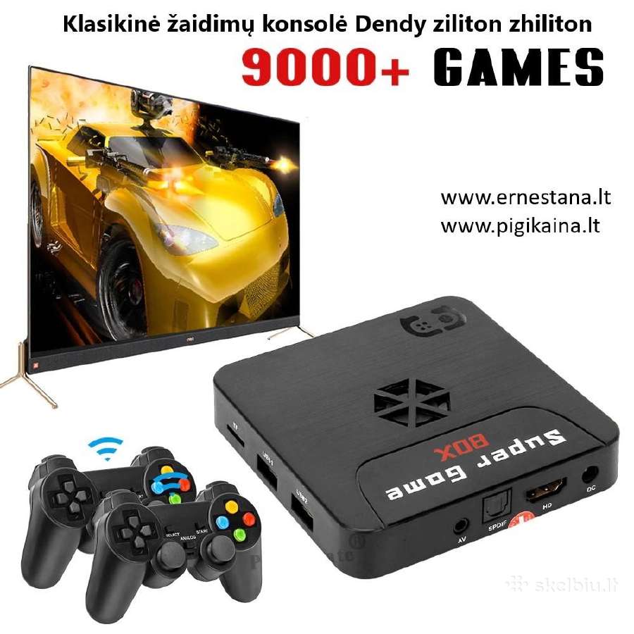 Didelis pasirinkimas! Retro Žaidimų Konsolė - nuotraukos Nr. 10