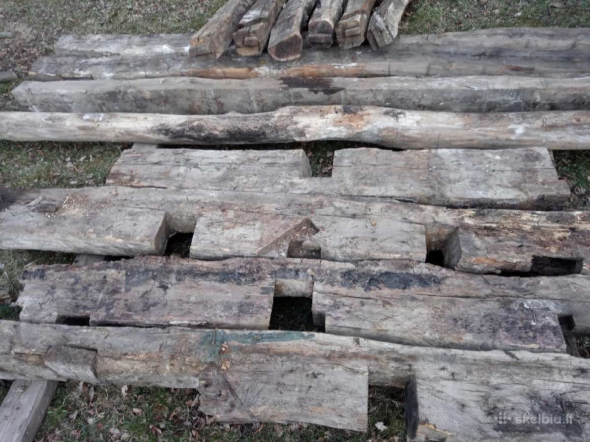 Ąžuolo balkiai, sienojai, azuolo mediena. - nuotraukos Nr. 5