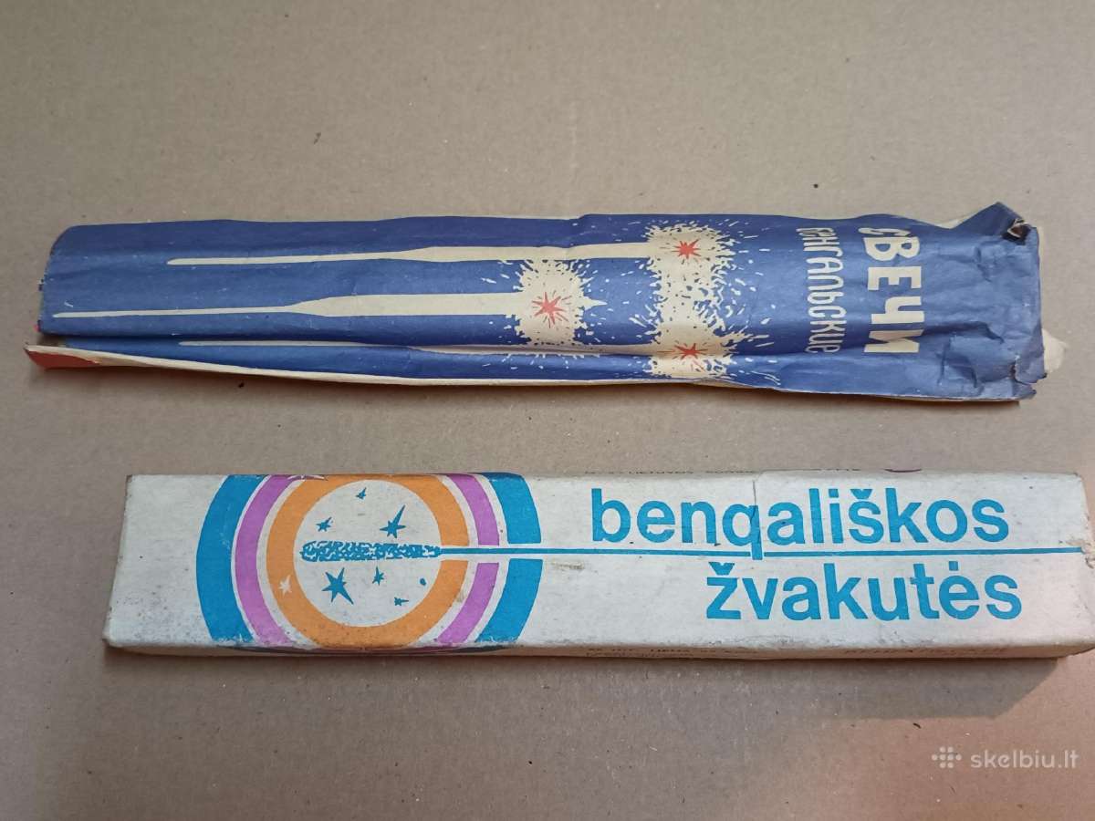 Lietuviskos 1990 kaledines bengaliskos zvakutes