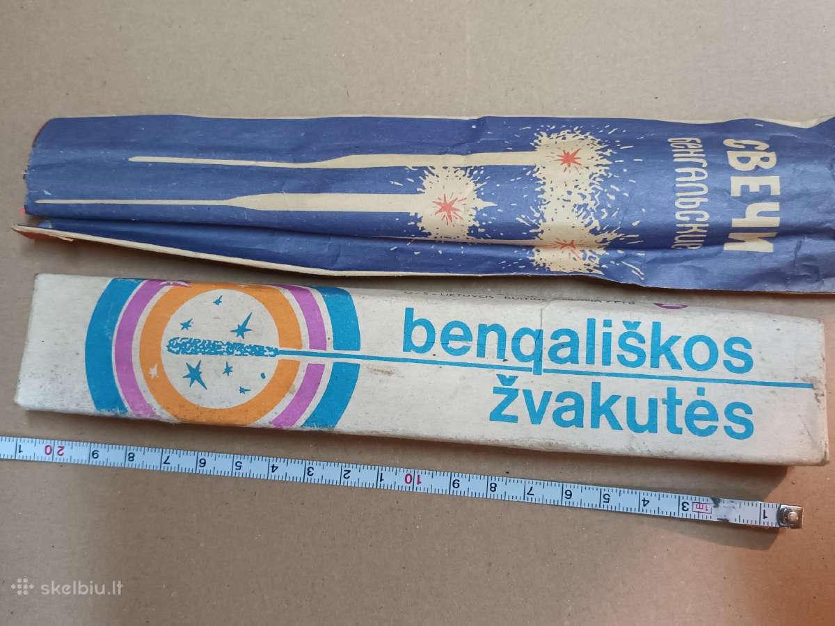 Lietuviskos 1990 kaledines bengaliskos zvakutes - nuotraukos Nr. 8