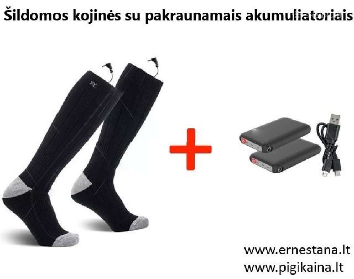 Šildomi Vidpadžiai Ir Kojinės / Batai Su Vilna - nuotraukos Nr. 8
